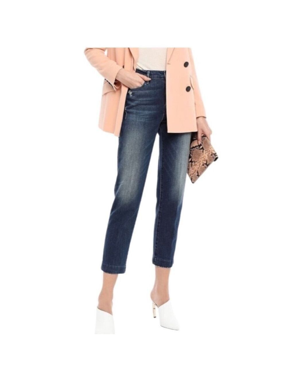 Frame Straight Leg Ankle Jeans Size 27
